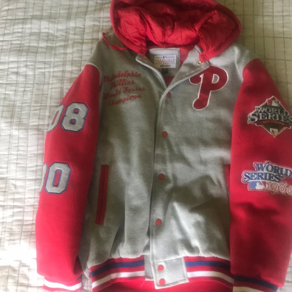 Philadelphia Phillies XL button up jacket